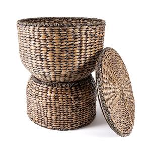 Mesa auxiliar decorativa de jacinto de agua para dormitorio, mesitas de noche de excelente calidad - Product Image 6