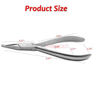 คีมทันตกรรมสำหรับการจัดฟันแบบมืออาชีพทำจากสเตนเลสสตีลเครื่องมือทางการแพทย์ระดับพรีเมี่ยม - Product Image 3