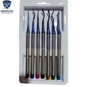 Ensemble d'instruments dentaires chirurgicaux pour extraction de dents avec couteau à ligament parodontal élévateur à luxation PDL - Product Image 5