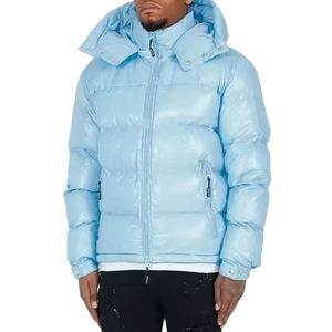 Vestes matelassées personnalisées de haute qualité pour hommes et femmes, design OEM d'hiver, 100% polyester, orange, pour l'extérieur, l'école, le collège - Product Image 1
