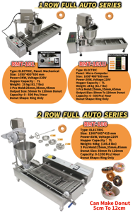 Đường Phố 2 Hy Lạp Thêm 220 Tự Động Điện <span class=keywords><strong>Mini</strong></span> Lớn <span class=keywords><strong>Donut</strong></span> Vòng <span class=keywords><strong>Donut</strong></span> Nhỏ Nồi Chiên Máy Làm Cho Chuyên Nghiệp Trailer - Product Image 4