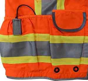 2025 Customized Hi-vis Men's Safety Jacket High Quality Warm <b>Vest</b> With High <b>Reflective</b> Pu Waterproof & Windproof - Product Image 5
