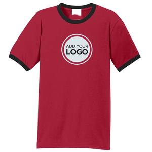 T-shirt personnalisé Ringer T Shirt Soft Mens T Shirt - Short Sleeve Crew Neck Soft Fitted Tees S - 4XL - Product Image 2