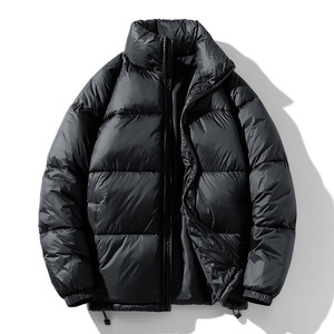 Chaqueta Acolchada Casual Unisex de Alta Calidad del Fabricante OEM, Mangas Largas, Cuello Alto, Ropa de Calle de Invierno, Teñido Liso en la Parte Delantera - Product Image 1