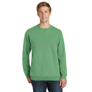 Sudadera negra para hombre, jersey de cuello redondo, 51% de algodón, 41% de poliéster, 8% de rayón, sudaderas estampadas de manga larga - Product Image 1