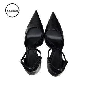 Produits en livraison directe Talons pour dames à bout pointu Support d'usine OEM ODM Design en petits lots Chaussures de bureau pour <span class=keywords><strong>mariage</strong></span> Sandales d'été - Product Image 2