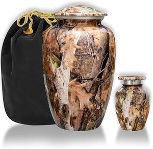 Handmade <b>Large</b> Adult Mosaic Aluminium Glass Cremation <b>Urn</b> Unique Funerals Supply With Individual Tiles Applied Burial - Product Image 3