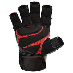Gants de musculation en cuir respirant à demi-doigts, personnalisés, antidérapants et imperméables pour le fitness - Product Image 6