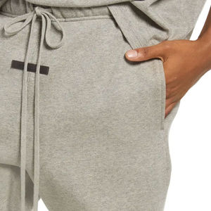 กางเกงสเวตเตอร์สำหรับผู้ชายกางเกงผ้าคอตตอนแบบปรับแต่งได้สำหรับผู้ชายกางเกงวิ่งแบบตรงโค้ง - Product Image 4