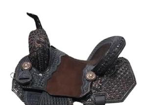 Calidad Premium 100% cuero duradero hecho a mano estilo inglés silla occidental equipo esencial de equitación para ecuestres - Product Image 3