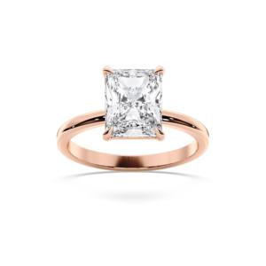 แหวนหมั้นเพชร3.00กะรัต E-F/VVS-VS สำหรับผู้ใหญ่ทำจากเงินสเตอร์ลิงใส่ได้ทั้งชายและหญิง - Product Image 6