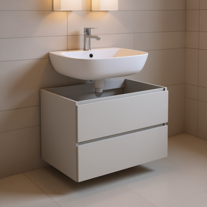 เฟอร์นิเจอร์ห้องน้ำ ดีไซน์อิตาลี 2 ลิ้นชัก สีเทาเพิร์ล ฐานแบบแขวน 60 ซม. - Product Image 3