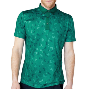 เสื้อยืดโปโลสำหรับผู้ชายเสื้อโปโลแบบแห้งระบายอากาศได้ดีผ้าคอตตอนโพลีเอสเตอร์ปรับแต่งโลโก้ได้ตามต้องการ - Product Image 1