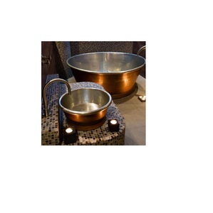 Bañera de baño de cobre puro, diseño personalizado, precio al por mayor, de distribuidor y distribuidor indio - Product Image 4