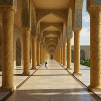 Dômes et arches d'architecture de mosquée en marbre blanc artisanal, durables, imperméables, travail de sculpture islamique traditionnel, taille personnalisée