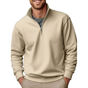 SanDian Vente en gros Sweat à capuche pour homme Logo brodé personnalisé 280 Gsm Sweat à capuche en molleton français surdimensionné en vrac - Product Image 3