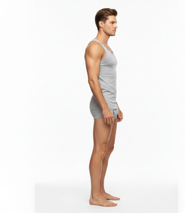 Calzoncillos de Algodón FlexContour Grises para Hombre, Tejido Elástico Transpirable Diseñado para una Comodidad Suave Durante Todo el Día - Product Image 2