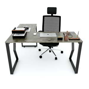 Escritorio en Forma de L MConcept de 140x140 con Patas de Acero, Requiere Ensamblaje HBMC017 - Product Image 4