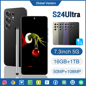โทรศัพท์มือถือ S24 Ultra รุ่นใหม่แกะกล่อง ปี 2024 ขนาด 6.8 นิ้ว 16GB+1TB รองรับ 4G 5G สมาร์ทโฟนพร้อมปากกาสไตลัส กล้อง 4 ตัว ปลดล็อคด้วยใบหน้า รองรับ LTE Cellular LED - Product Image 5