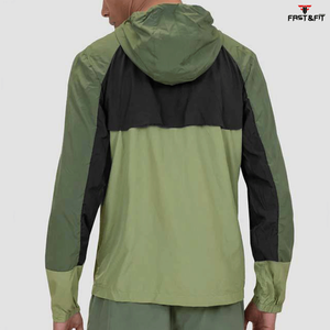 Custom New Fashion Canvas Stand Collar Hooded Windbreaker <b>Jacket</b> High Street Popular Design Waterproof <b>Casual</b> Plain for Winter - Product Image 2