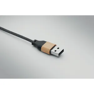 CABOO 60W RPET <b>Charging</b> <b>Cable</b> Sustainable Promotional USB Gadget - Product Image 3