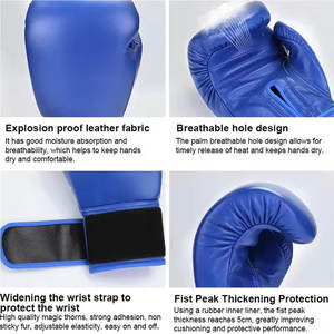 Gants de boxe doublés et confortables au toucher, avec mousse haute densité et maintien fiable - Product Image 5