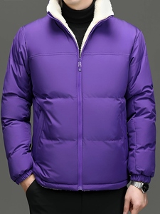 Chaqueta acolchada premium para hombre, chaqueta de invierno cálida, aislante, impermeable, cortavientos, ropa de exterior moderna, duradera, OEM al por mayor - Product Image 4