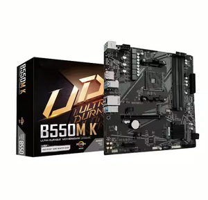 เมนบอร์ดเกมเดสก์ท็อป B550M K ขนาดกิกะไบต์ AM4สำหรับ <span class=keywords><strong>Ryzen</strong></span> <span class=keywords><strong>AMD</strong></span> <span class=keywords><strong>R5</strong></span> 5600g R7 5700g CPU หน่วยความจำสอง DDR4 - Product Image 1
