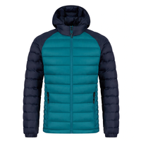 Ventes en gros de manteaux d'hiver rembourrés en duvet brillant pour hommes avec capuche, tissu respirant, manches longues, épais et chauds, vestes à bulles pour hommes