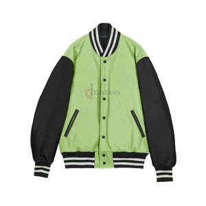 Veste de collège brodée personnalisée pour adultes, de haute qualité, imprimée, en toile surdimensionnée, vente en gros - Product Image 1