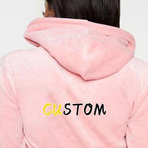 Nouvel ensemble de survêtement pour femmes d'hiver élégant et personnalisé avec logo, ensemble 2 pièces, hauts courts, sweats à capuche, jogging, survêtement extensible dans les quatre sens, écologique - Product Image 3