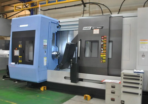 Centre d'usinage horizontal CNC 5 axes, double palette, machine de fraisage HMC, robuste, système FANUC unique, haute précision, automatique - Product Image 4
