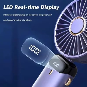 Refroidisseur d'air électrique N15, 5 vitesses, ventilateur turbo pliable à 90°, écran LED, double batterie au lithium, fabrication OEM personnalisée - Product Image 4