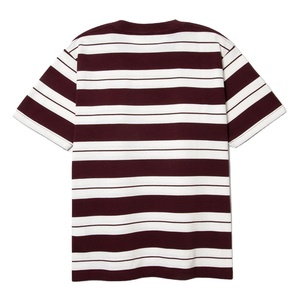 Camiseta de moda para hombre, camiseta de manga corta a rayas simples, ropa de calle, camiseta MaleTee con cuello redondo, camisetas de algodón 100% para hombre, Top - Product Image 5