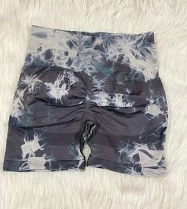 Leggings de fitness à haute élasticité pour femmes Short de sport taille haute Leggings respirants à séchage rapide Leggings à motif solide pour femmes - Product Image 4