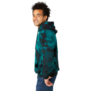 Venta al por mayor Vintage Tie Dye 3D Print Men's Fleece Heavyweight 100% Organic Cotton Regular Fit Winter Hoodie - Product Image 3