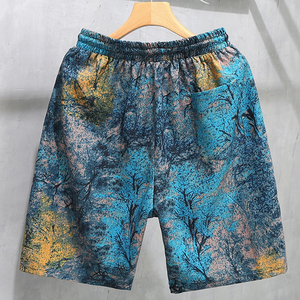 Pantalones cortos de playa hawaianos de tamaño personalizado para hombre, ropa informal estilo Hip Hop, estampado Tie-Dye de talla grande 6XL, pantalones cortos de verano para hombre, técnica sublimada - Product Image 3
