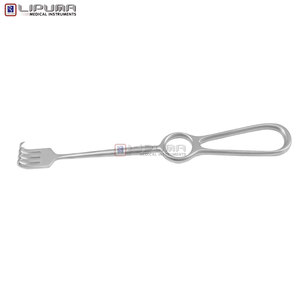 Kocher retractor สแตนเลส22.0CM คุณภาพสูงเครื่องมือดึงเนื้อเยื่อ4ง่ามตัดด้วยมือแบบคม - Product Image 5