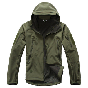 Premium Outdoor Softshell <b>Jacket</b> Lightweight Waterproof Stand <b>Collar</b> for Tactical Activities - Product Image 3