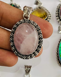 Meilleure qualité Offre Spéciale mélange naturel pendentif en pierres précieuses pierre de naissance bijoux Protection pierre cristal Point collier - Product Image 2