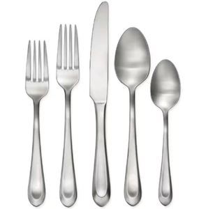 Juego de cubiertos de metal minimalista de nuevo diseño Cubiertos de diseñador para eventos de boda y regalos de negocios Características sostenibles - Product Image 6