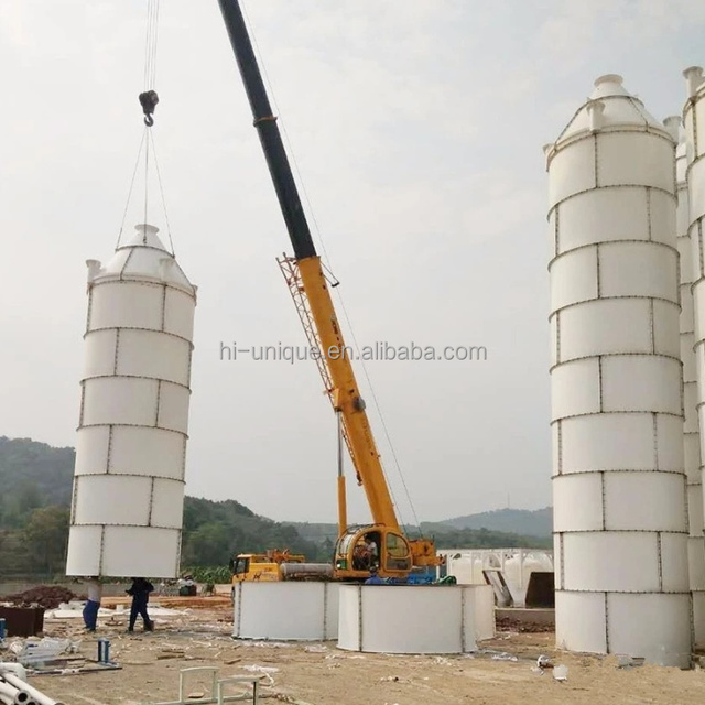 Cement Silo Container Type Quick-Erect 200 Ton Mobile Design for Industrial Use
