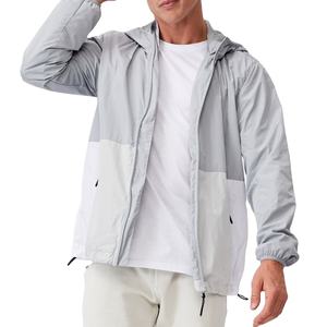 Veste coupe-vent décontractée d'extérieur personnalisée respirante de haute qualité, imperméable, en toile, avec fermeture éclair, légère et fine pour hommes 2026 - Product Image 1