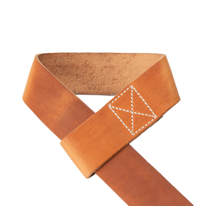 Customizable Logo Breathable Heavy Duty Cowhide Leather Gym <b>Straps</b> <b>for</b> Weight <b>Lifting</b> & Heavy Weight Training - Product Image 3