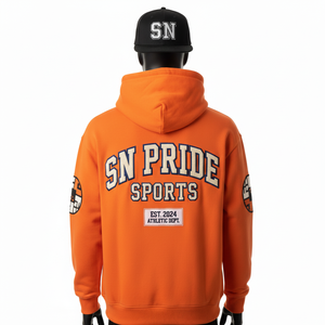 เสื้อฮู้ดดี้ผู้ชายคุณภาพสูงสำหรับฤดูหนาว ผลิตจากโพลีเอสเตอร์/ผ้าฝ้าย ดีไซน์แบบสวม มีกระเป๋า  สีและโลโก้สั่งทำได้ ปักลาย เป็นมิตรกับสิ่งแวดล้อม - Product Image 4