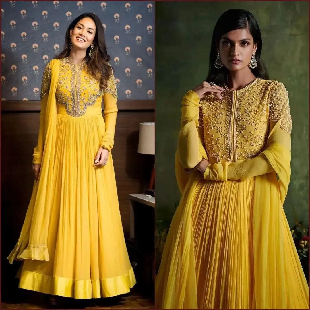 FULPARI exklusive traditionelle Ladys schicke indische pakistanische Salwar-Anzug Anarkali-Stil-Kleid für indische Frauen Großhandelspreis Eth