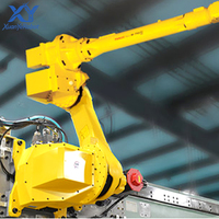 Bras de robot de soudage industriel à 6 axes avec moteur PLC et boîte de vitesses FANUC M-710iC/12L, système de soudage automatique à entraînement servo-électrique