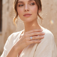 Bague de mariage en argent 925 de luxe léger français, sertie de diamants, pour femme, 1ct 2ct, avec moissanite carrée taille princesse étincelante