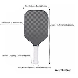 ชุดไม้พายพิคเคิลบอลแบบรังผึ้งน้ำหนักเบาพกพาสะดวก - คุณภาพสูง สีและขนาดปรับแต่งได้ - Product Image 2