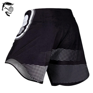 Venta al por mayor de pantalones cortos personalizados para entrenamiento de boxeo Fitness Boxing MMA para hombre Kickboxing - Product Image 2